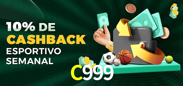10% de bônus de cashback na C999